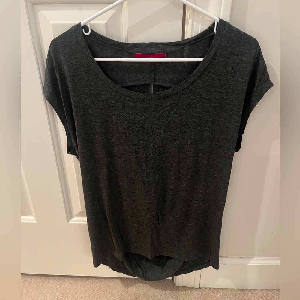 Velvet brand grey top with open back